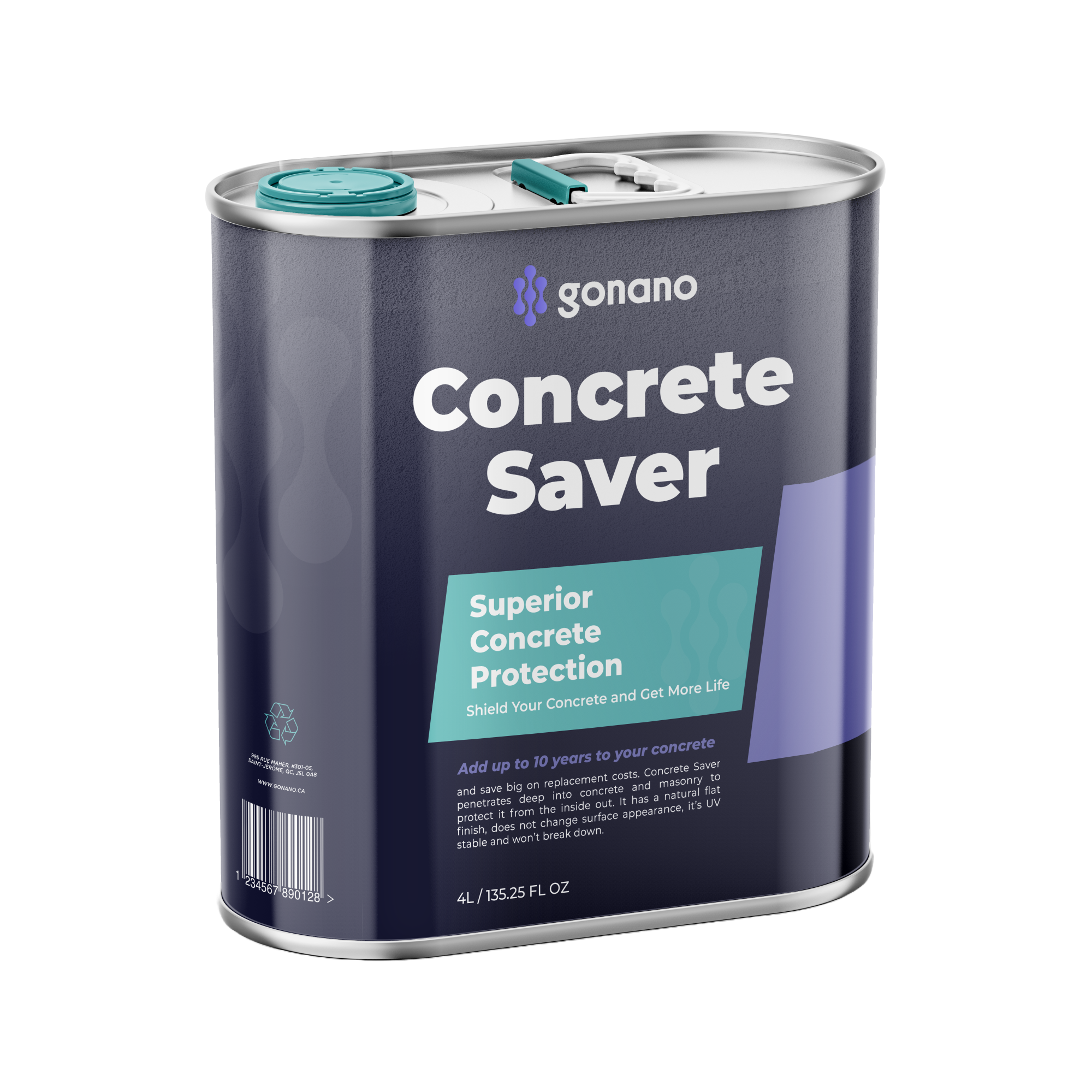 Produit Concrete Saver pour protéger les surfaces de béton extérieur