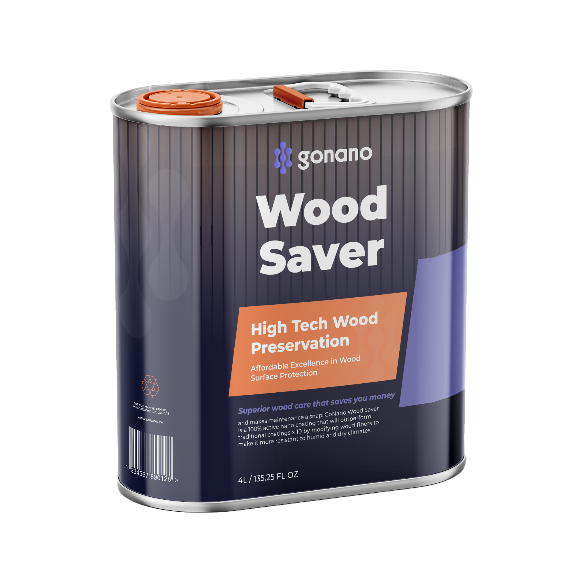 Produit Wood Saver pour protéger le bois extérieur contre l’humidité